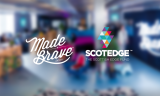 Proud to be Creative Partners The MadeBrave and Scottish EDGE logos