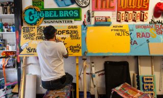 Ciaran-Globel Ciaran Globel in the studio