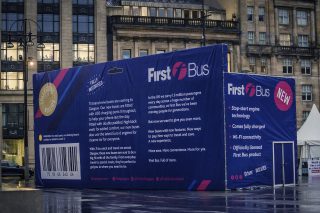 Photo of Bus in a Box at George Square in Glasgow