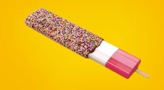 Giant Fab Bar on yellow background