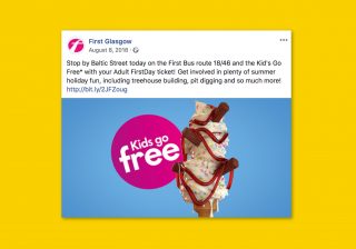 Social Post screenshot of Giant Soft Serve