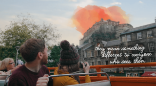 Bright Bus Tours video thumb showing man and woman on top of tour bus