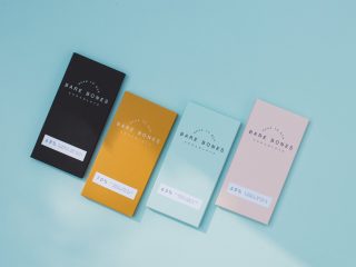 Safeguarding Your Brand Through Tough Times four chocolate bars laying on a blue background