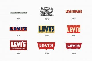 History of Levi's logos