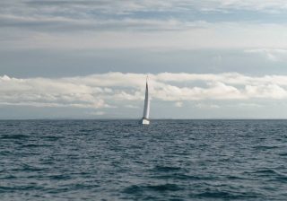 Bunnahabhain photo of boat on the ocean
