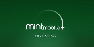 Mint Mobile - Unoriginals mint mobile log on a green background