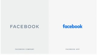 Comparing Facebook's new and old logos