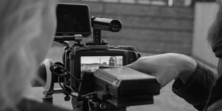 Behind the Scenes - Water Dump closeup shot of video camera rig