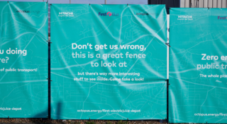 photo of Branded Perimeter Fencing which says 