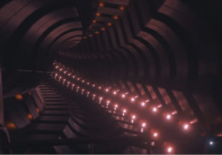 VR Experience Still showing inside of electric cable