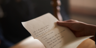 Handwritten note from grandpa