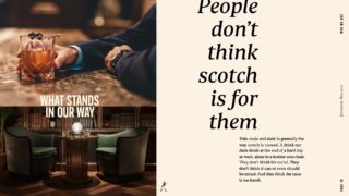 Johnnie Walker whisky design