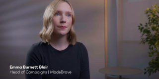 photo of emma blair, head of campaigns at madebrave