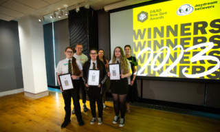 Gemma, Jane, and Melissa with their Awards a photo of Gemma, Jane, and Melissa with their Awards
