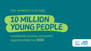 graphic image showing with lime green and green text blocks. The headline says 