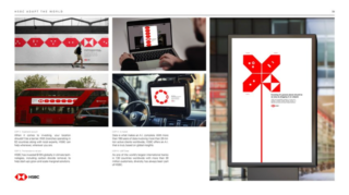 HSBC - 'Adapt the World' several photos of campaign collateral
