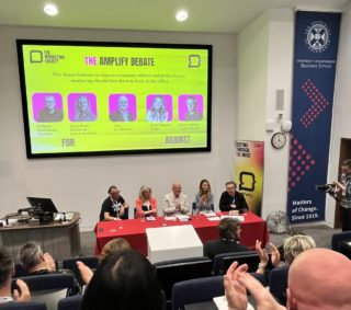The Marketing Society Amplify Festival a photo of a panel at the marketing society amplify festival