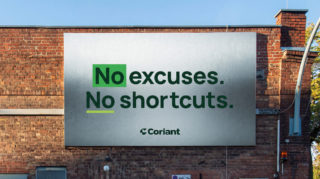Coriant OOH Poster a photo of a billboard with